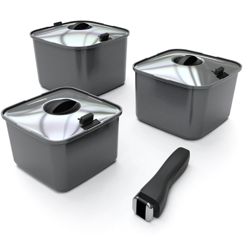 SmartSpace Pots with Lids