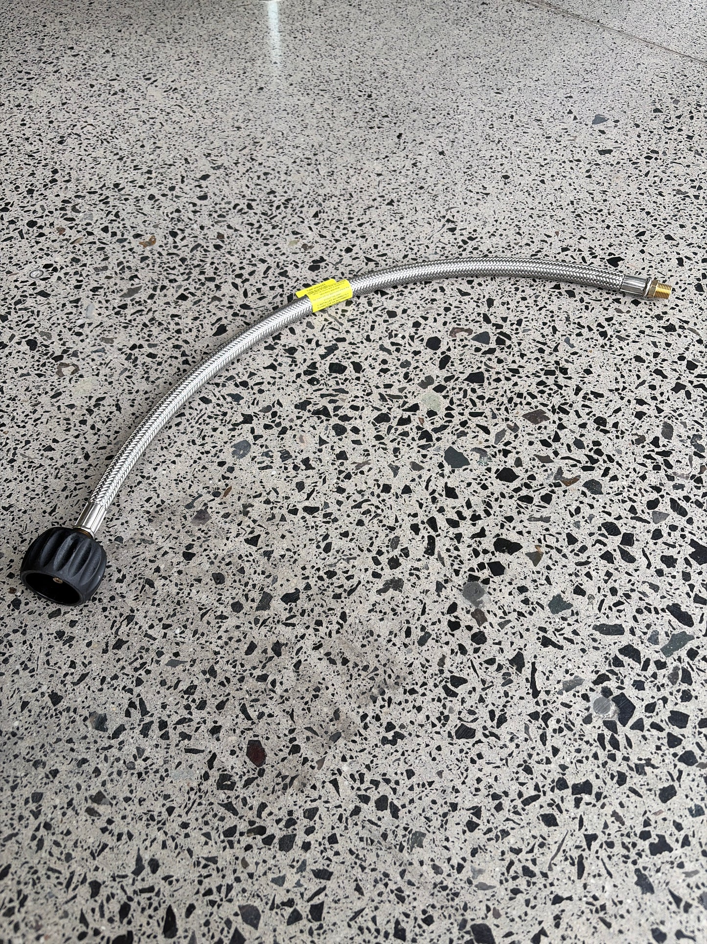 1/4" LLC27  x 1/4"BSP Gas hose 600mm