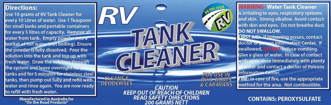On the Road Tank Cleaner