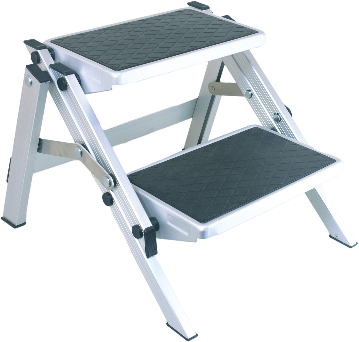 Foldabe Steps On the Road Dual Alum Folding Step | Outback HQ – OutbackHQ Shop