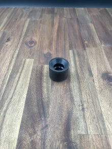 Black door stop (socket) to suit a T4 hybrid caravan.