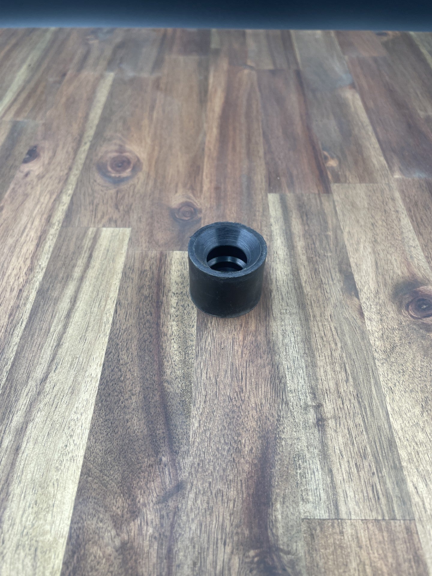Black door stop (socket) to suit a T4 hybrid caravan.
