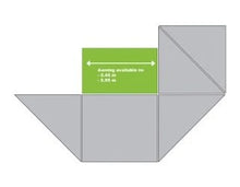 BunduAwn L Shape Square Back