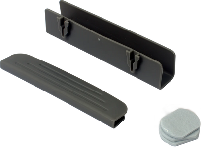 Compact collapsible bin fitings