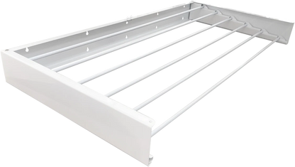 100cm Wall Mounted Clothes Airer White