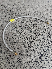 Gas hose 750mm long 1/4M BSP x 1/4M BSP