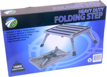 On the Road Steel Folding Step with anti slip