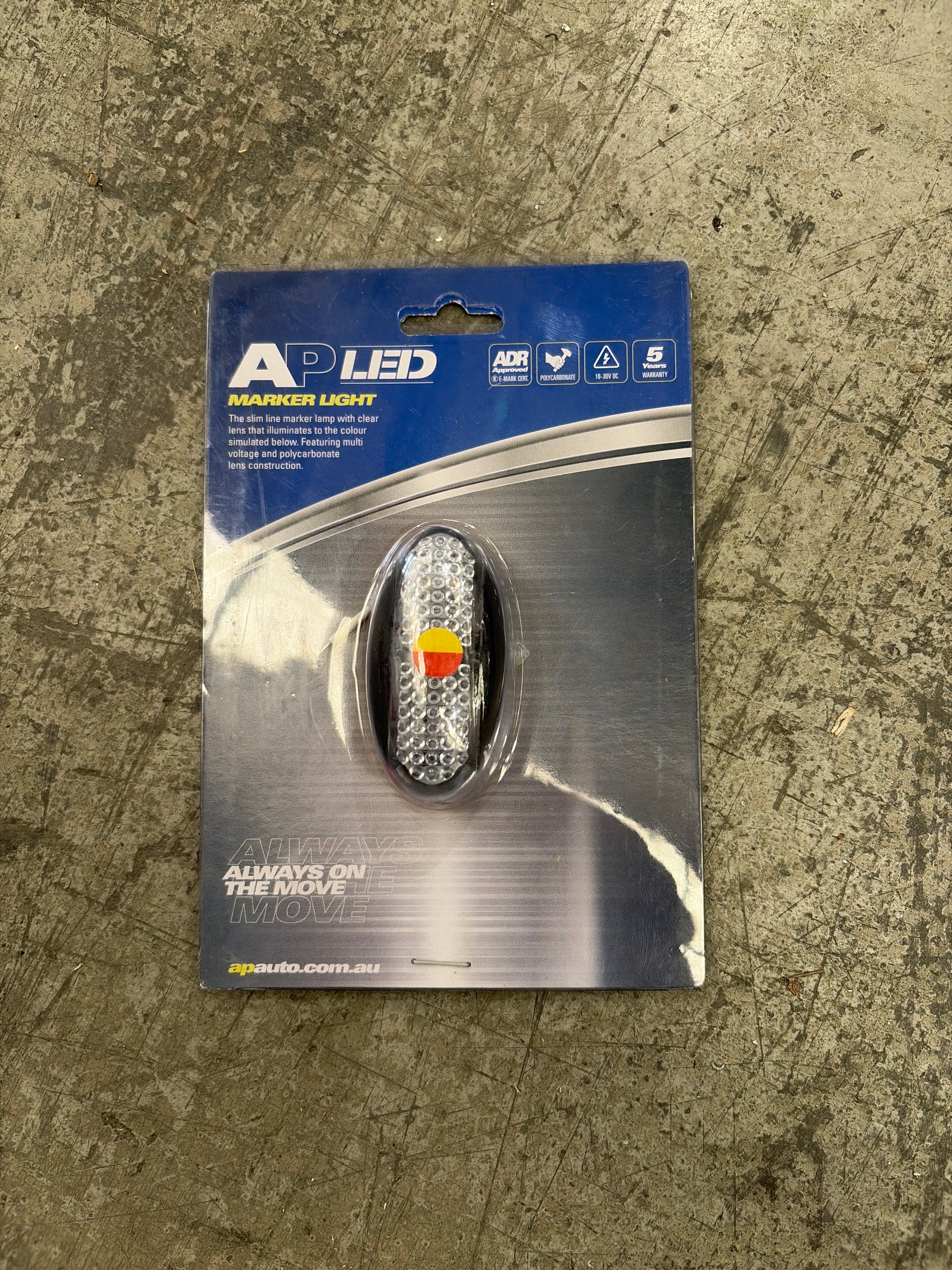 LED clearance lamp red/amber