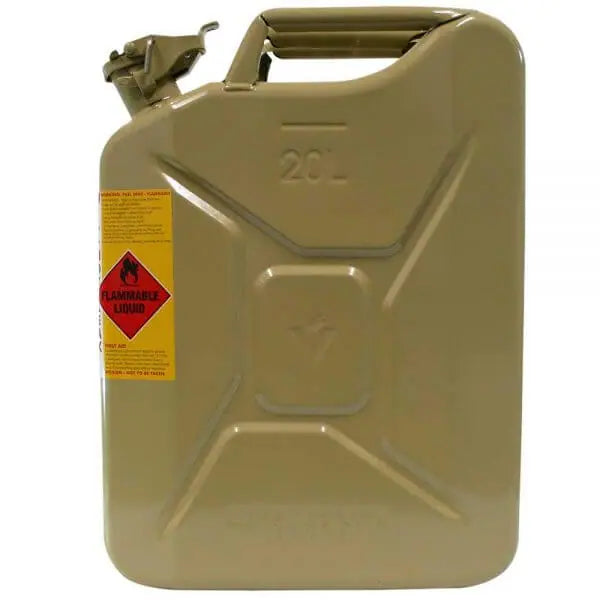 Proquip 20lt JerryCan Olive Yellow Side