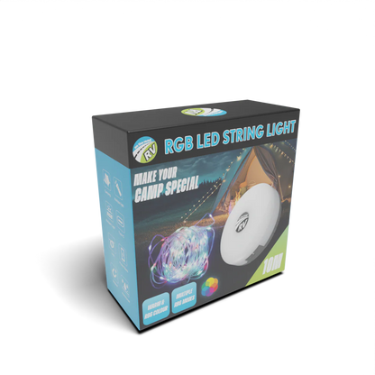 RGB LED string light box