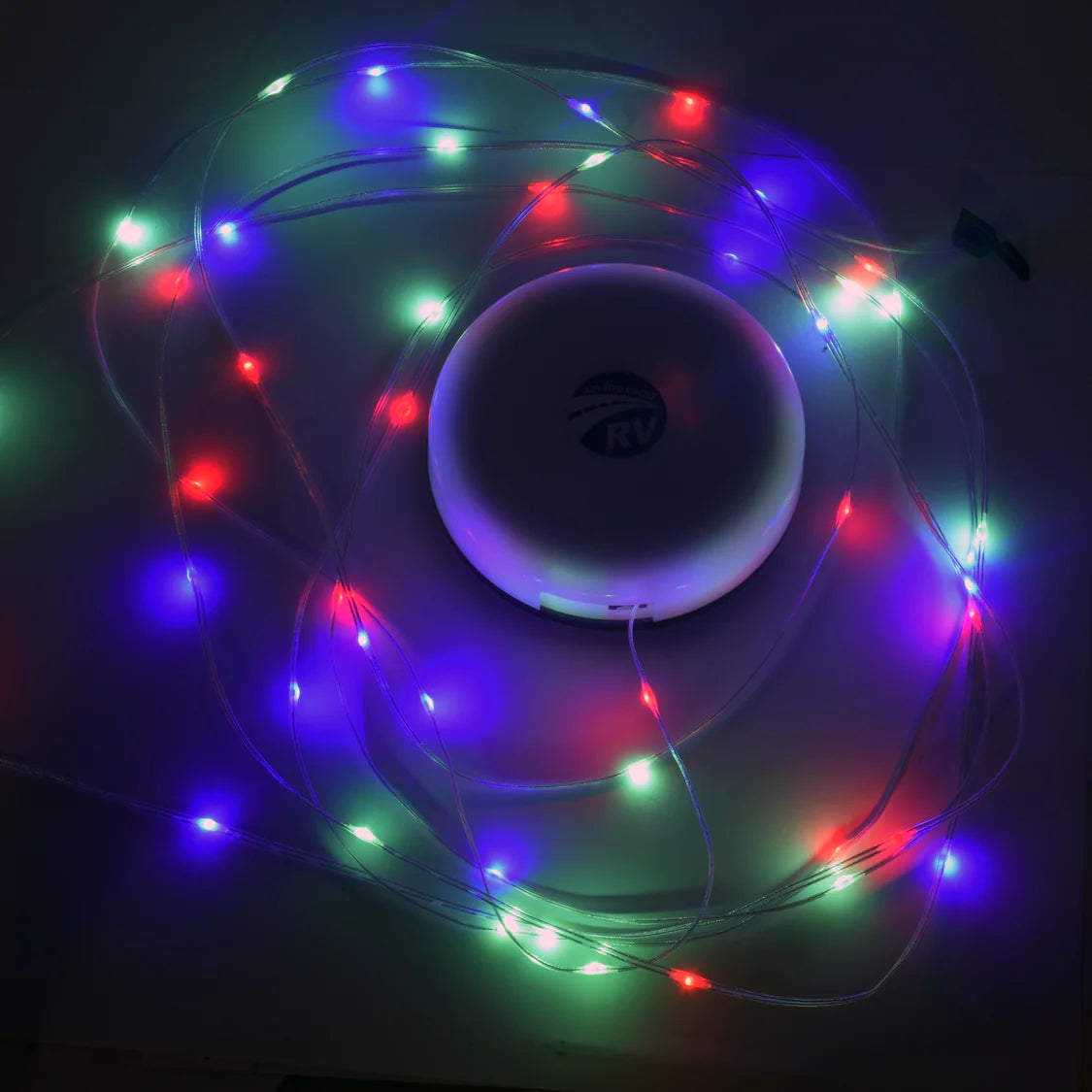 RGB LED string light colours