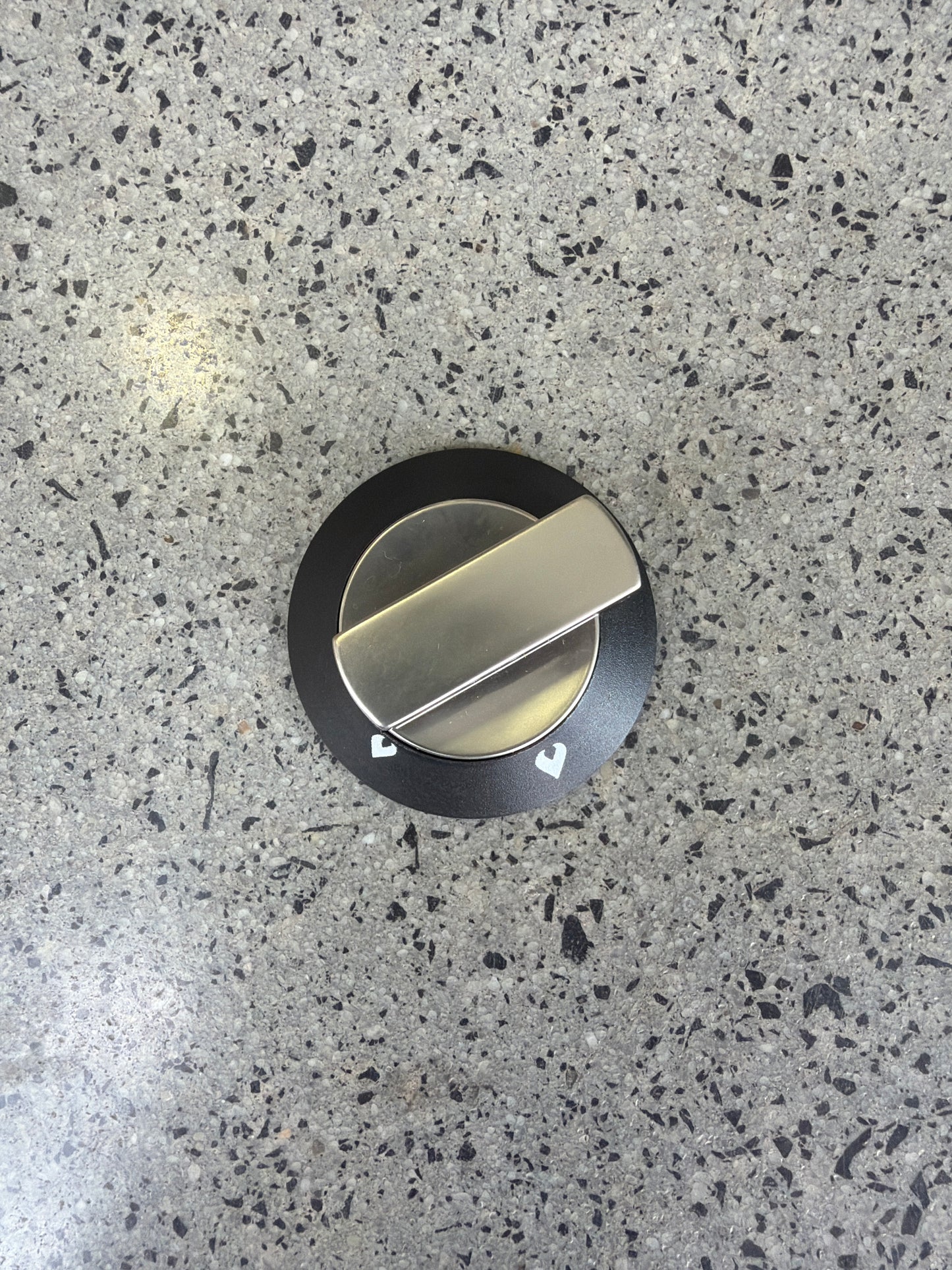 Thetford gas burner knob (matt silver)
