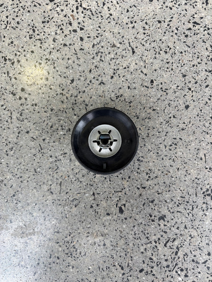 Thetford gas burner knob (shiny silver) 2