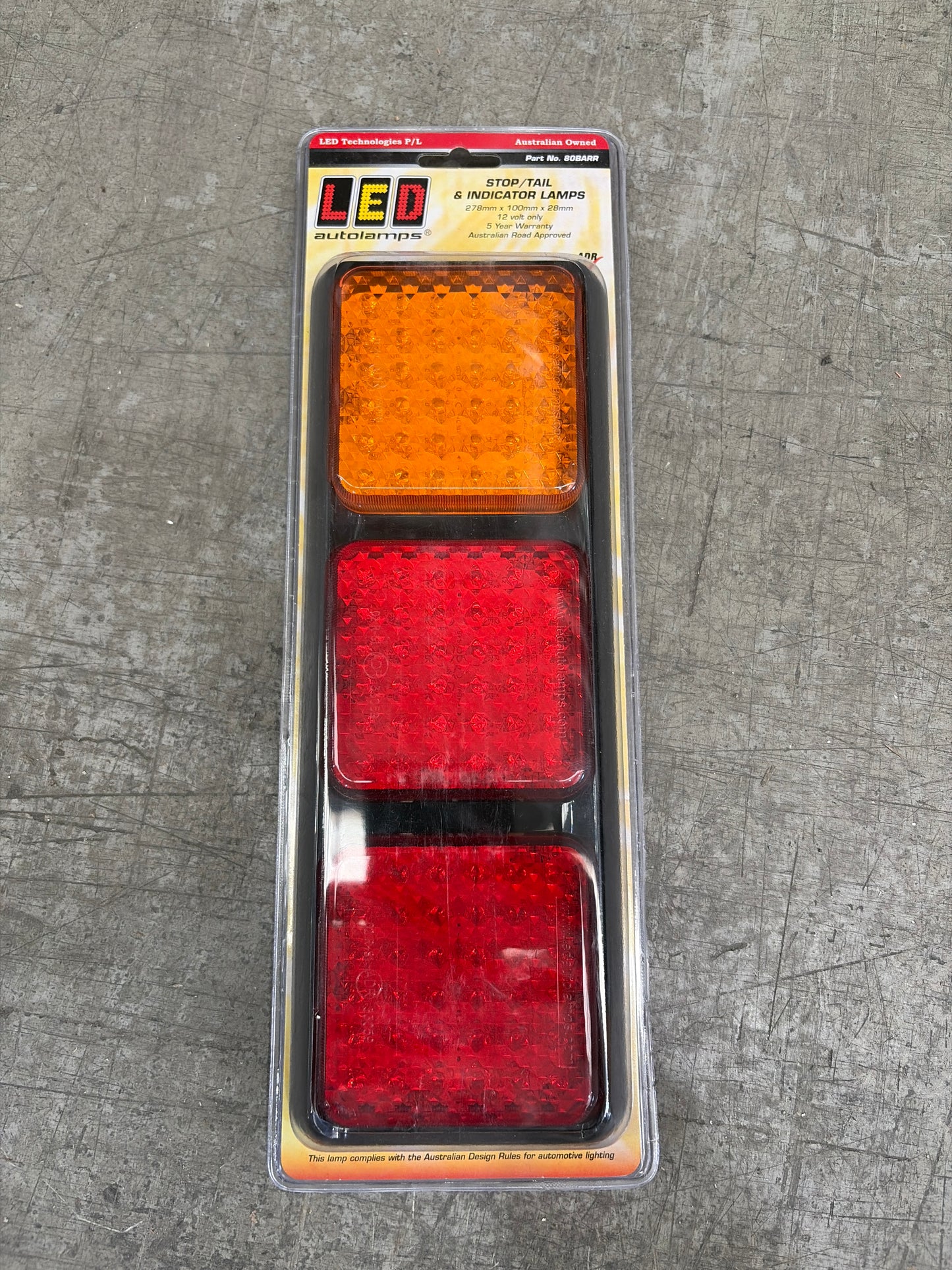 Topaz LED 3 Bay Tail Light MK2-3 1