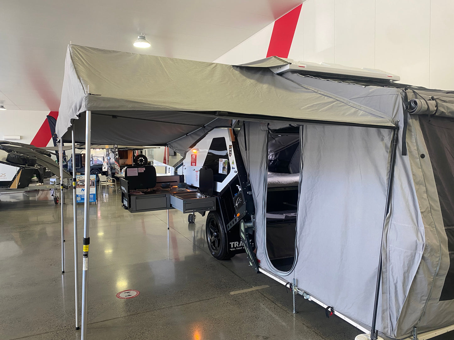 Tvan Annexe Roof Mk4 Mk5 Jet Grey Rear