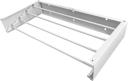 60cm Wall Mounted Clothes Airer White