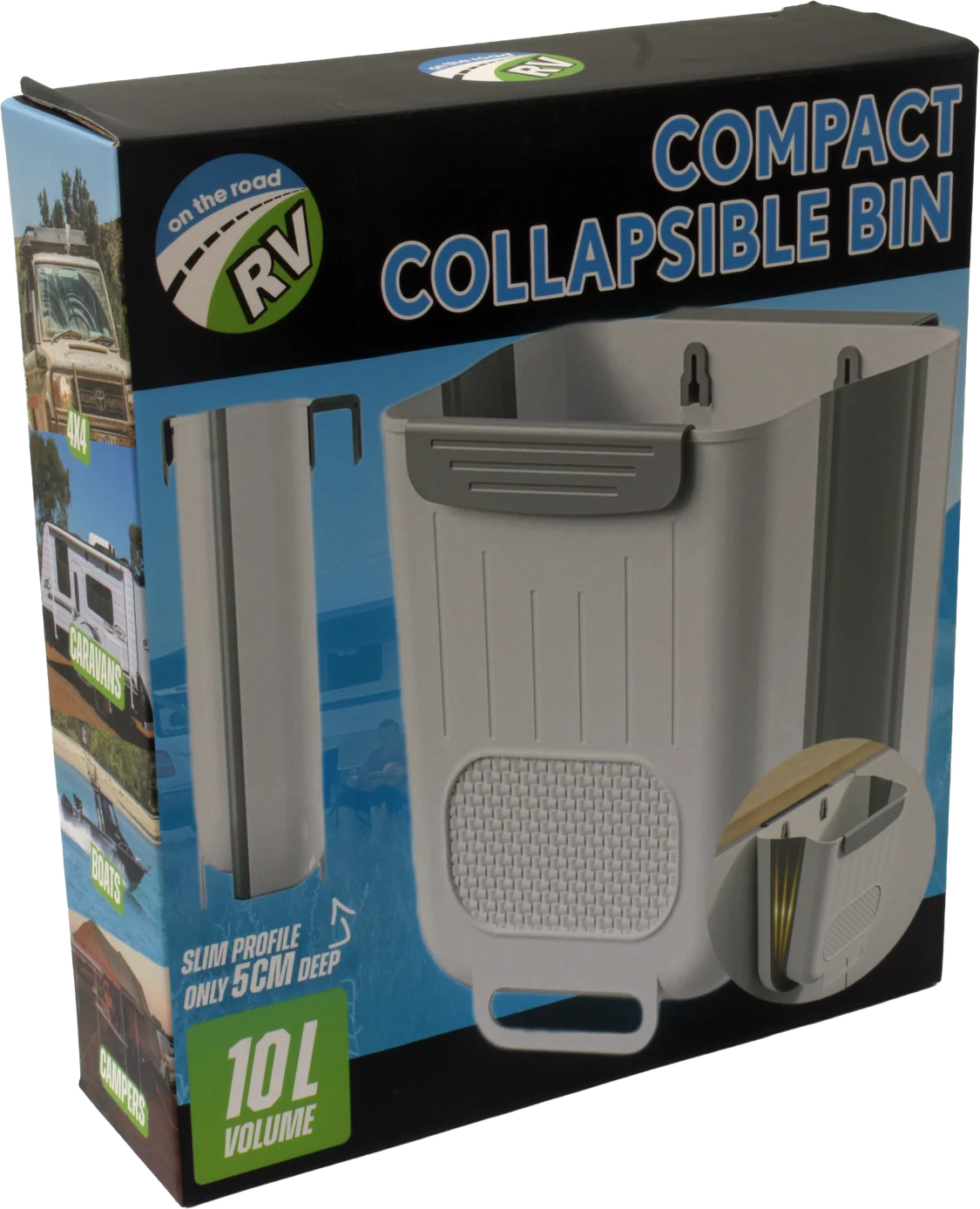 Compact collapsible bin